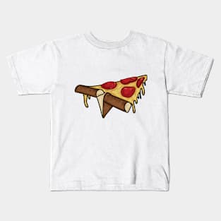 Pizza paper plane Kids T-Shirt